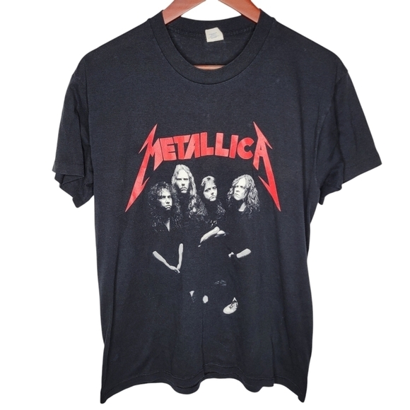 Vintage Other - Vintage 80s Metallica And Justice For All Band Graphic T-Shirt Size Large
